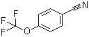 结构式 CAS# 332-25-2, 4-三氟甲氧基苯腈; 对三氟甲氧基苯腈