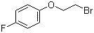 4-氟苯氧基乙基溴分子结构 (CAS 332-48-9)