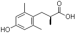 (alphaS)-4-Hydroxy-alpha,2,6-trimethylbenzenepropanoic acid molecular structure (CAS 332186-76-2)