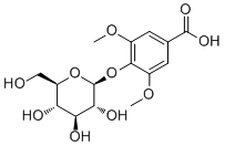 葡萄糖基丁香酸分子结构 (CAS 33228-65-8)