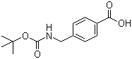 4-[(tert-Butoxycarbonylamino)methyl]benzoic acid molecular structure (CAS 33233-67-9)