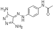 N-[4-[(3,5-Diamino-4H-pyrazol-4-ylidene)hydrazino]phenyl]acetamide molecular structure (CAS 333326-97-9)