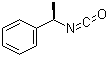 (R)-(+)-1-苯乙基异氰酸酯分子结构 (CAS 33375-06-3)