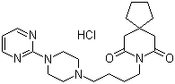 盐酸丁螺环酮分子结构 (CAS 33386-08-2)