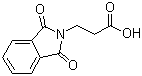 结构式 CAS# 3339-73-9, 3-(邻苯二甲酰亚氨基)丙酸