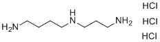 Spermidine trihydrochloride molecular structure (CAS 334-50-9)