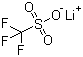 Lithium trifluoromethanesulfonate molecular structure (CAS 33454-82-9)