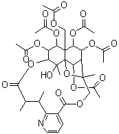 Euonymin molecular structure (CAS 33458-82-1)