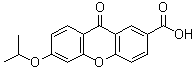 6-Isopropoxy-9-oxoxanthene-2-carboxylic acid molecular structure (CAS 33458-93-4)