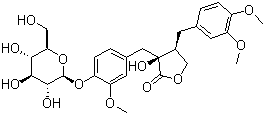 结构式 CAS# 33464-71-0, 络石苷