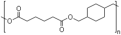 Poly(1,4-cyclohexanedimethanol adipate) molecular structure (CAS 33478-30-7)