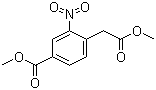 结构式 CAS# 334952-07-7, 4-(甲氧基羰基)-2-硝基苯乙酸甲酯