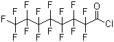 Pentadecafluorooctanoyl chloride molecular structure (CAS 335-64-8)