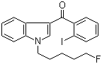 structure of CAS# 335161-03-0, Am-694;[1-(5-Fluoropentyl)-1H-indol-3-yl](2-iodophenyl)methanone