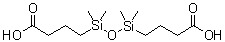 structure of CAS# 3353-68-2, 1,3-Bis(3-carboxypropyl)tetramethyldisiloxane;1,3-Bis(3-carboxypropyl)-1,1,3,3-tetramethyldisiloxane