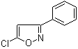 structure of CAS# 3356-89-6, 5-Chloro-3-phenylisoxazole;3-Phenyl-5-chloroisoxazole; NSC 295879