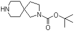 结构式 CAS# 336191-17-4, 2,8-二氮杂螺[4.5]癸烷-2-羧酸叔丁酯