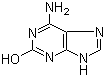 2-羟基-6-氨基嘌呤分子结构 (CAS 3373-53-3)