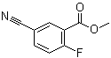 structure of CAS# 337362-21-7, Methyl 5-cyano-2-fluorobenzoate