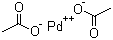 Palladium diacetate molecular structure (CAS 3375-31-3)