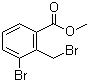 Methyl 3-bromo-2-bromomethylbenzoate molecular structure (CAS 337536-14-8)