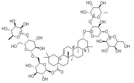 Hederacholchiside E molecular structure (CAS 33783-82-3)