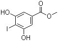 结构式 CAS# 338454-02-7, 3,5-二羟基-4-碘苯甲酸甲酯
