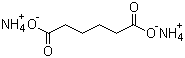 Diammonium adipate molecular structure (CAS 3385-41-9)