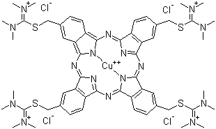 阿尔新蓝 8GX分子结构 (CAS 33864-99-2)