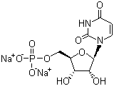 structure of CAS# 3387-36-8, Disodium uridine-5'-monophosphate;Uridine 5'-monophosphate disodium salt; Uridylic acid disodium salt; UMP