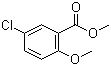 Methyl 5-chloro-2-methoxybenzoate molecular structure (CAS 33924-48-0)
