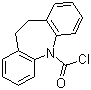 structure of CAS# 33948-19-5, Iminodibenzylcarbonyl chloride;10,11-Dihydro-5H-dibenz[b,f]azepine-5-carbonyl chloride