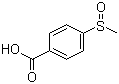 结构式 CAS# 33963-58-5, 4-甲亚砜基苯甲酸