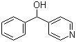 Phenyl(4-pyridyl)methanol molecular structure (CAS 33974-27-5)