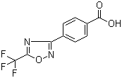 4-[5-(Trifluoromethyl)-1,2,4-oxadiazol-3-yl]benzoic acid molecular structure (CAS 340736-76-7)