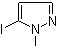 结构式 CAS# 34091-51-5, 5-碘-1-甲基-1H-吡唑