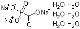 结构式 CAS# 34156-56-4, 膦甲酸钠六水合物