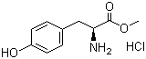 Methyl L-tyrosinate hydrochloride molecular structure (CAS 3417-91-2)
