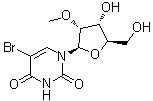 结构式 CAS# 34218-83-2, 5-溴-2'-O-甲基尿苷