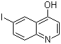 结构式 CAS# 342617-07-6, 6-碘-4-喹啉醇