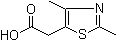structure of CAS# 34272-65-6, (2,4-Dimethyl-1,3-thiazol-5-yl)acetic acid