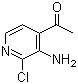 1-(3-Amino-2-chloropyridin-4-yl)ethanone molecular structure (CAS 342899-35-8)