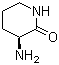 structure of CAS# 34294-79-6, (S)-3-Aminopiperidine-2-one