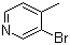 structure of CAS# 3430-22-6, 3-Bromo-4-methylpyridine;4-Methyl-3-bromopyridine; 3-Bromo-4-picoline
