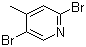 2,5-Dibromo-4-picoline molecular structure (CAS 3430-26-0)