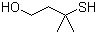 structure of CAS# 34300-94-2, 3-Mercapto-3-methyl-1-butanol;3-Mercapto-3-methylbutanol; 3-Methyl-3-sulfanylbutan-1-ol; 3-Sulfanyl-3-methylbutan-1-ol