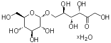 structure of CAS# 343336-76-5, 6-O-alpha-D-Glucopyranosyl-D-fructose hydrate