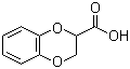 1,4-苯并二噁烷-2-羧酸分子结构 (CAS 34385-93-8)