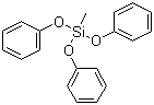 structure of CAS# 3439-97-2, Methyltriphenoxysilane;Monomethyltriphenoxysilane; Methyltriphenoxysilane; KPBH 13