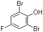 2,6-Dibromo-4-fluorophenol molecular structure (CAS 344-20-7)